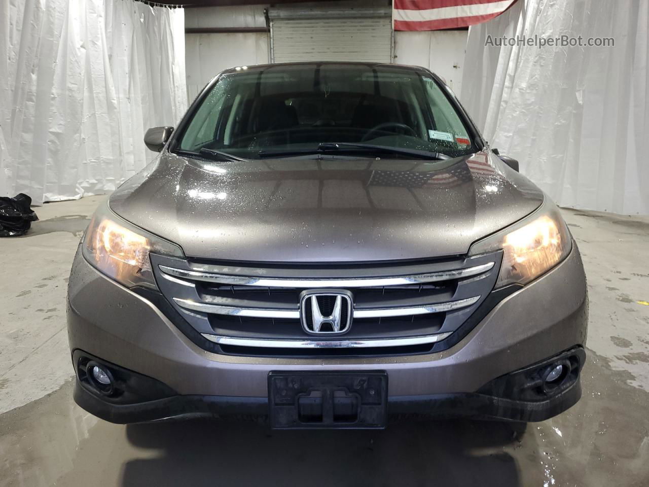 2012 Honda Cr-v Ex Коричневый vin: 5J6RM4H59CL033398