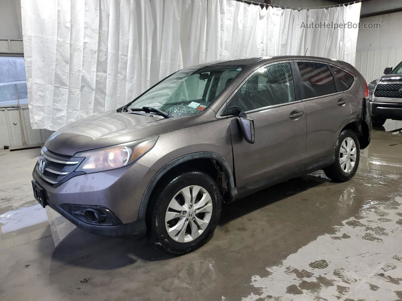 2012 Honda Cr-v Ex Коричневый vin: 5J6RM4H59CL033398