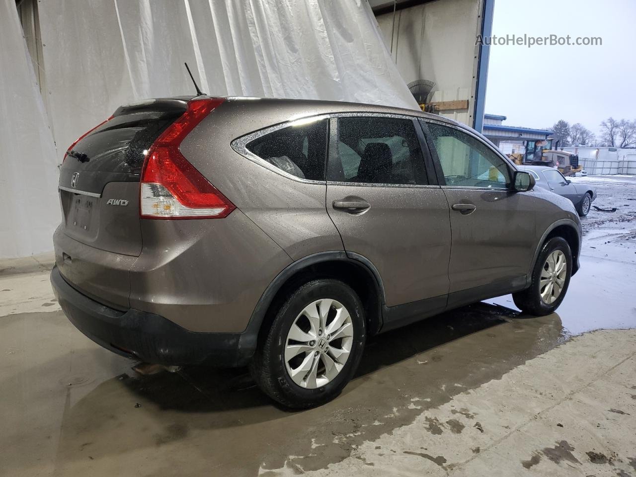 2012 Honda Cr-v Ex Коричневый vin: 5J6RM4H59CL033398