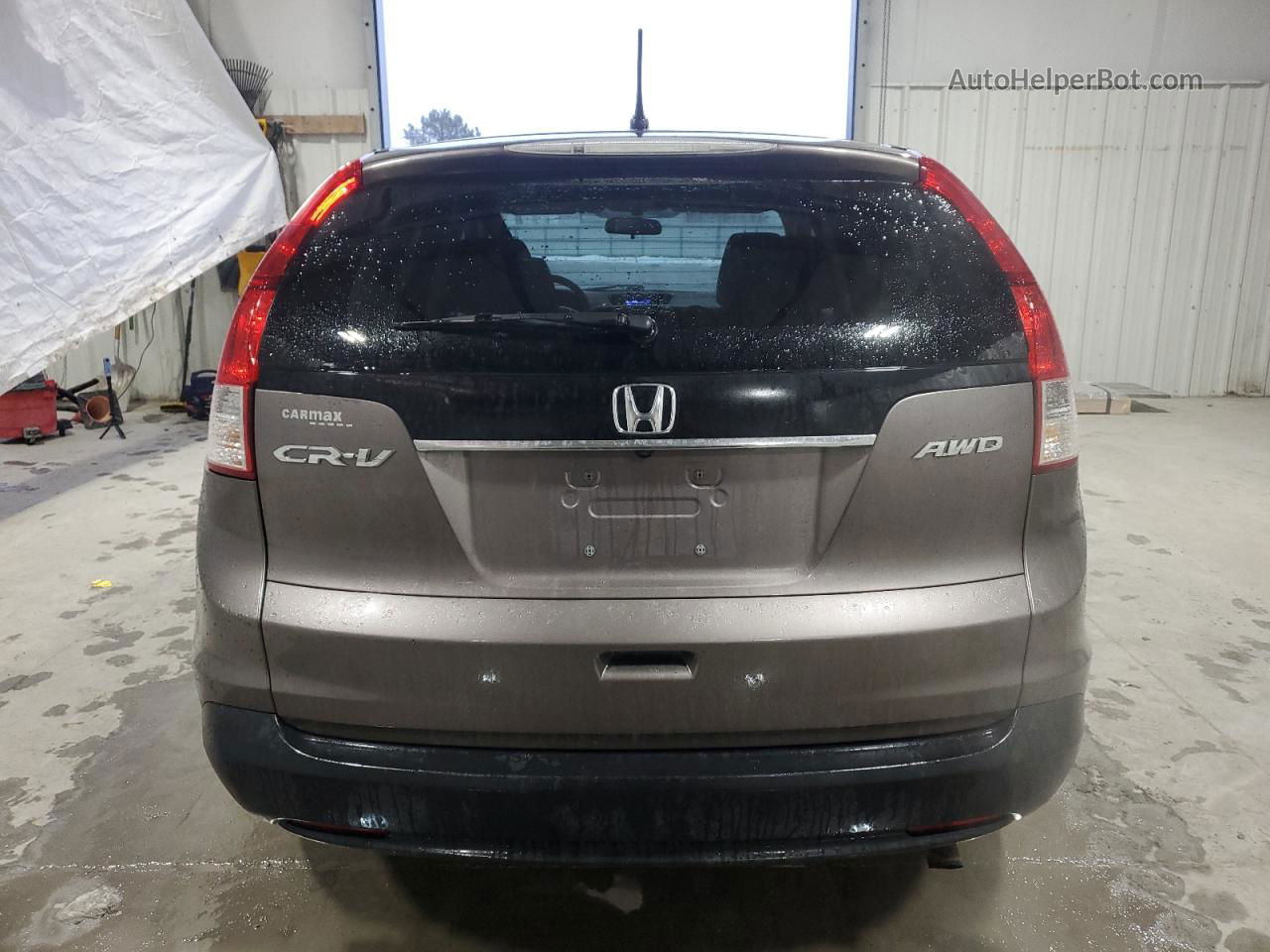 2012 Honda Cr-v Ex Brown vin: 5J6RM4H59CL033398