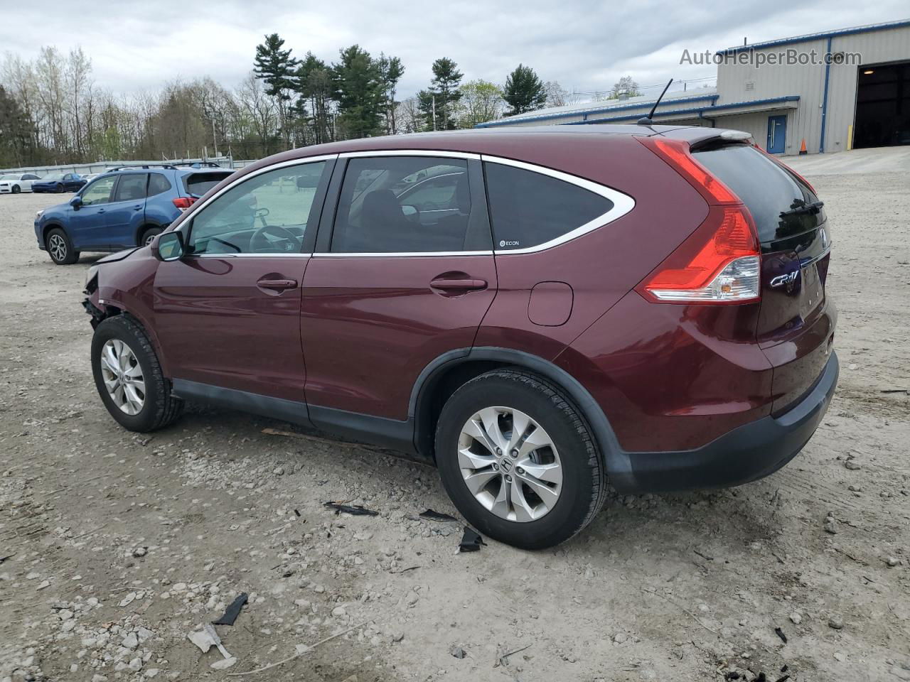 2012 Honda Cr-v Ex Burgundy vin: 5J6RM4H59CL060441