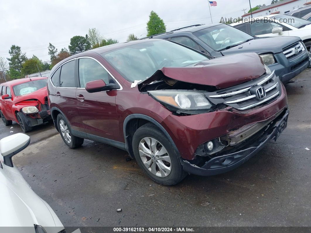 2012 Honda Cr-v Ex Burgundy vin: 5J6RM4H59CL065705