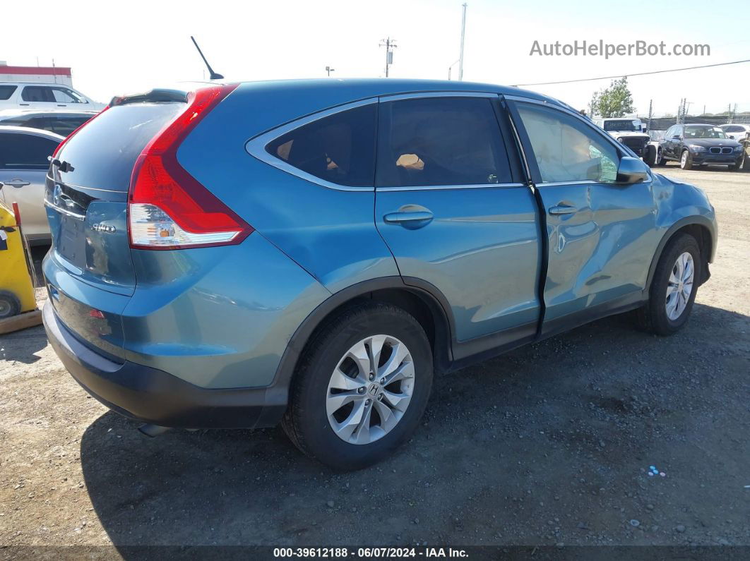 2013 Honda Cr-v Ex Blue vin: 5J6RM4H59DL032334