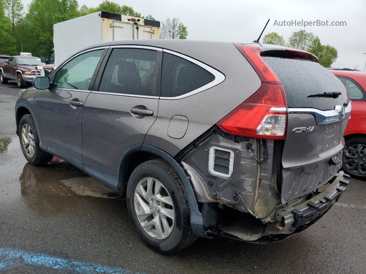 2016 Honda Cr-v Ex Gray vin: 5J6RM4H59GL072157