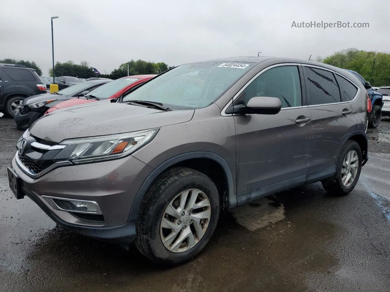 2016 Honda Cr-v Ex Серый vin: 5J6RM4H59GL072157