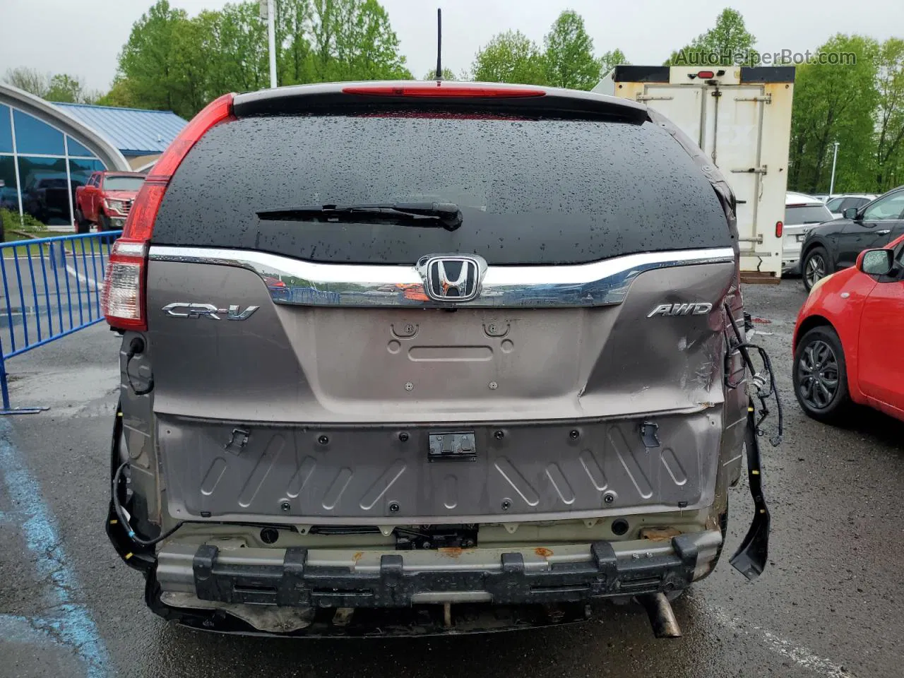 2016 Honda Cr-v Ex Серый vin: 5J6RM4H59GL072157