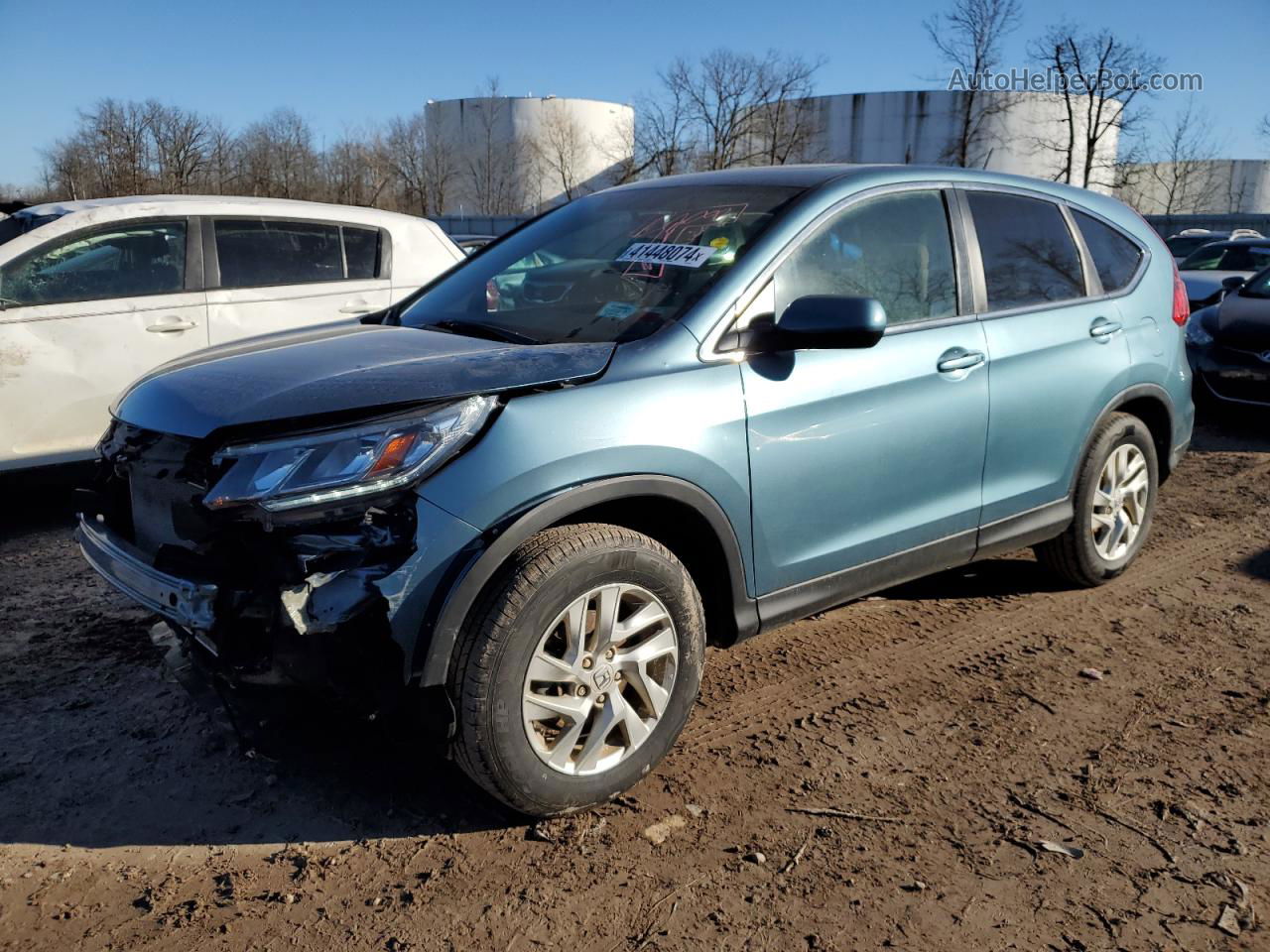 2016 Honda Cr-v Ex Blue vin: 5J6RM4H59GL096152