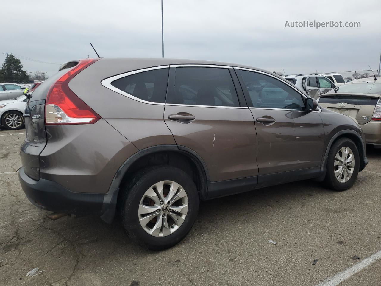 2012 Honda Cr-v Ex Brown vin: 5J6RM4H5XCL000717