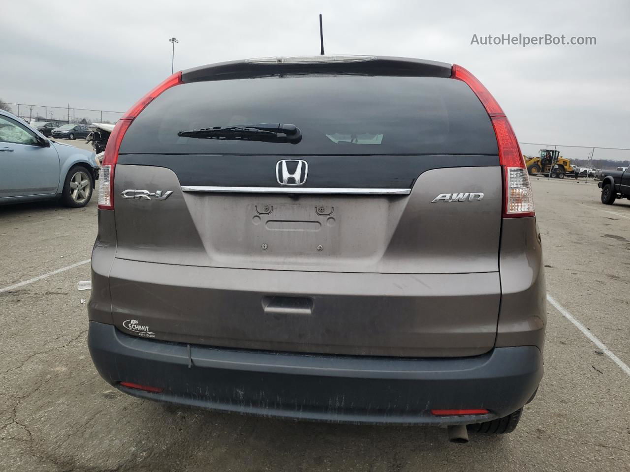 2012 Honda Cr-v Ex Brown vin: 5J6RM4H5XCL000717