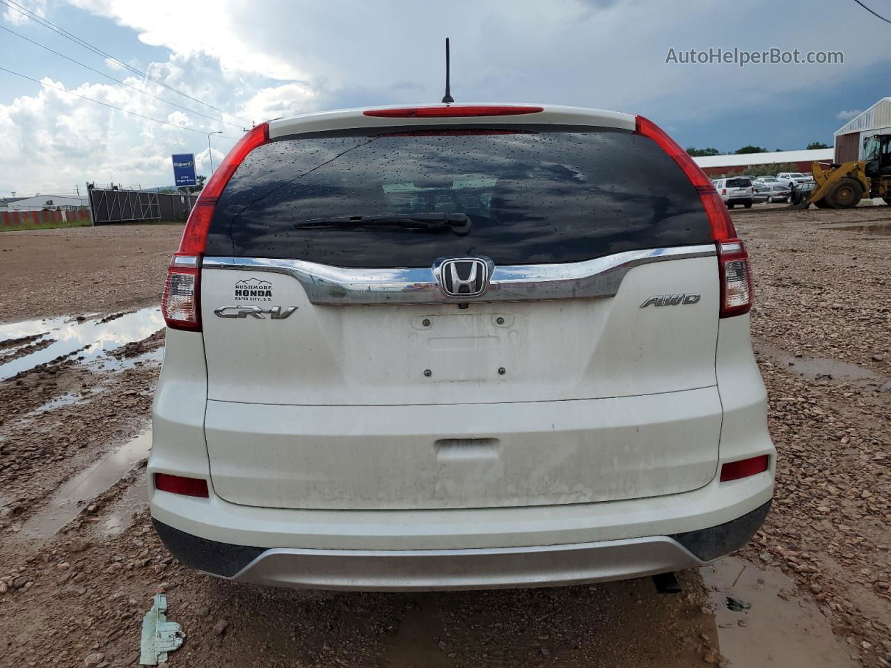 2016 Honda Cr-v Ex Белый vin: 5J6RM4H5XGL028040