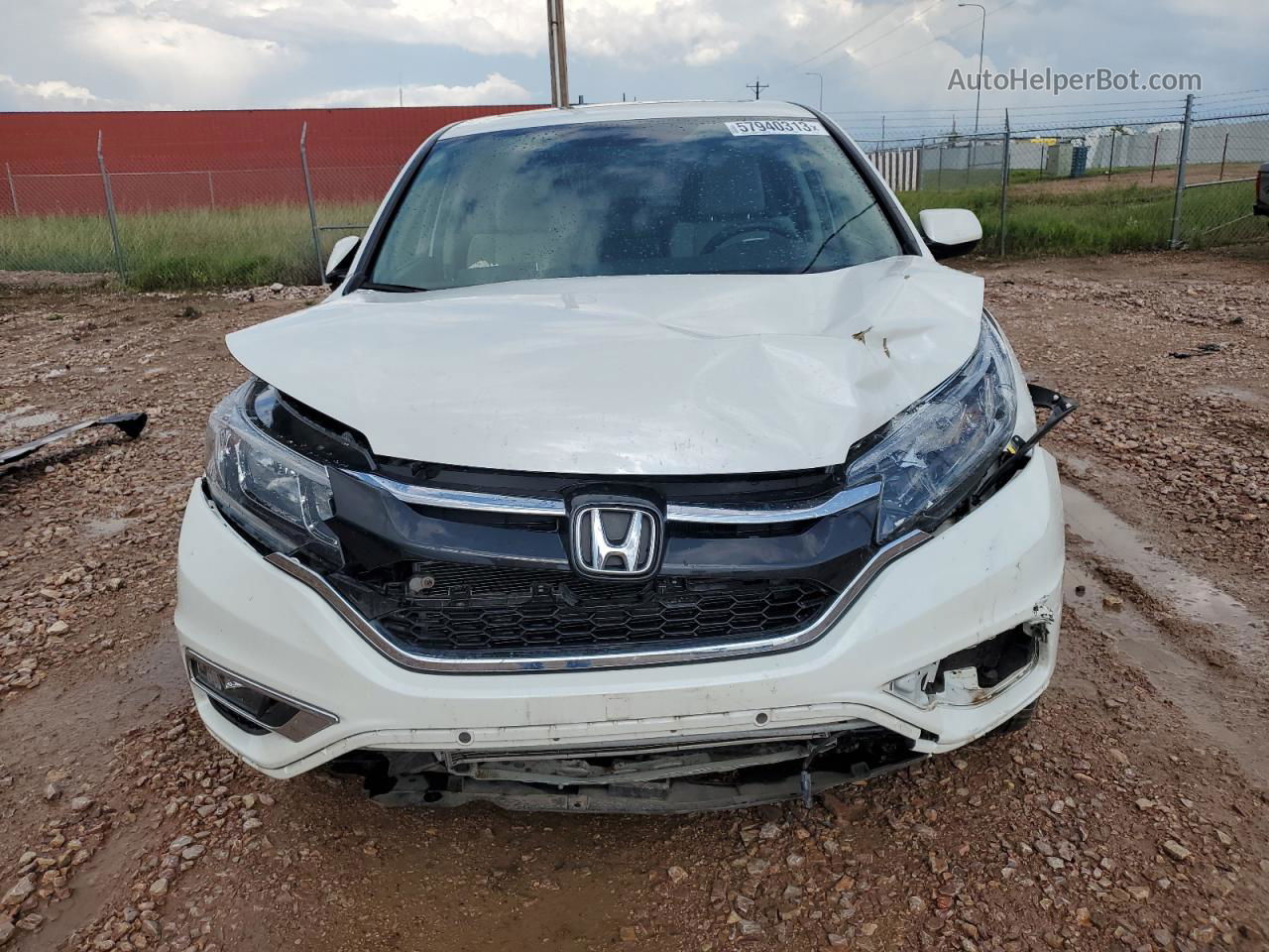 2016 Honda Cr-v Ex Белый vin: 5J6RM4H5XGL028040