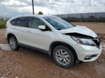 2016 Honda Cr-v Ex White vin: 5J6RM4H5XGL028040