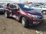 2016 Honda Cr-v Ex Burgundy vin: 5J6RM4H5XGL077609