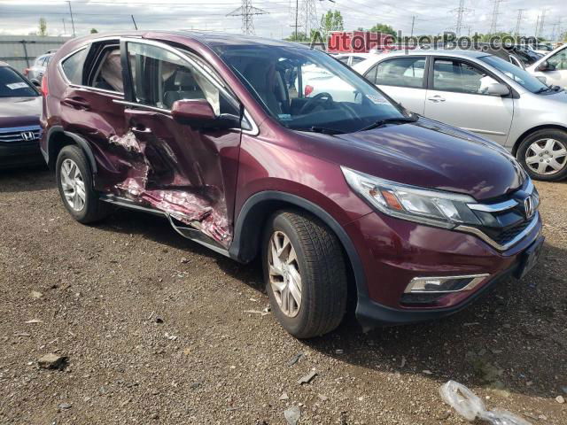 2016 Honda Cr-v Ex Burgundy vin: 5J6RM4H5XGL077609