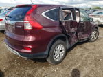 2016 Honda Cr-v Ex Burgundy vin: 5J6RM4H5XGL077609