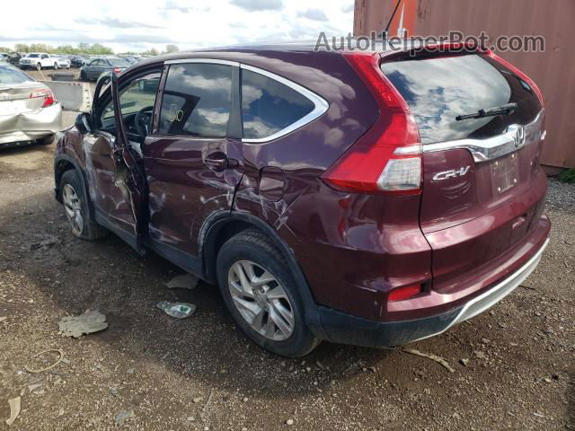 2016 Honda Cr-v Ex Burgundy vin: 5J6RM4H5XGL077609