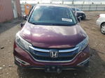 2016 Honda Cr-v Ex Burgundy vin: 5J6RM4H5XGL077609