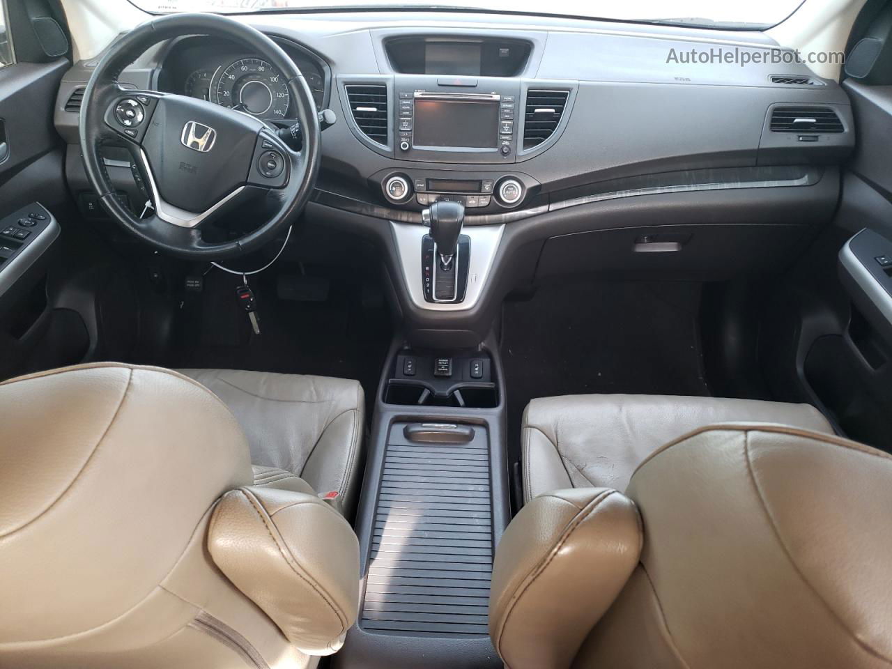 2012 Honda Cr-v Exl Белый vin: 5J6RM4H70CL008987