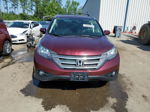 2012 Honda Cr-v Exl Burgundy vin: 5J6RM4H70CL069997