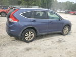 2012 Honda Cr-v Exl Blue vin: 5J6RM4H70CL071376