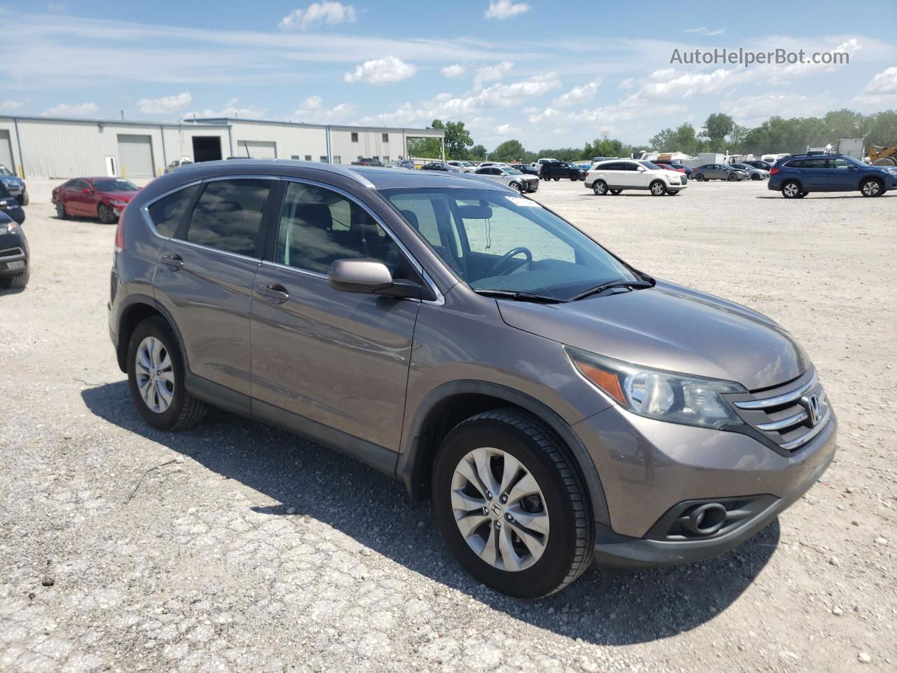 2012 Honda Cr-v Exl Коричневый vin: 5J6RM4H70CL072575