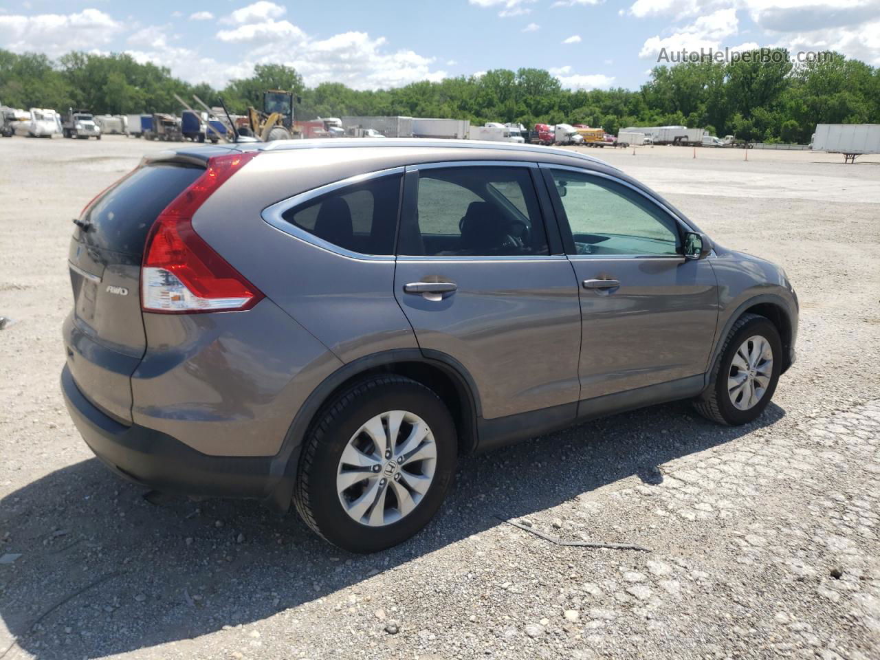 2012 Honda Cr-v Exl Коричневый vin: 5J6RM4H70CL072575