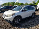 2013 Honda Cr-v Exl White vin: 5J6RM4H70DL007954