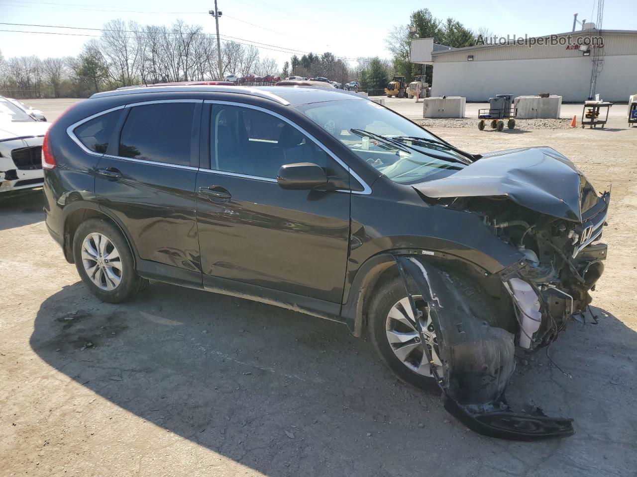 2013 Honda Cr-v Exl Black vin: 5J6RM4H70DL012538