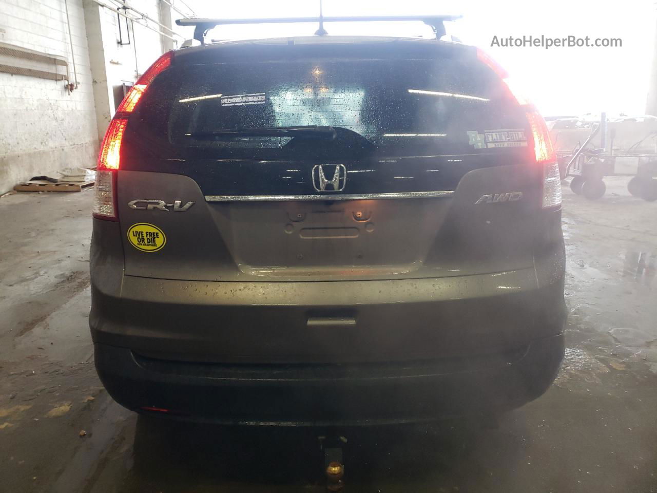 2013 Honda Cr-v Exl Gray vin: 5J6RM4H70DL022471