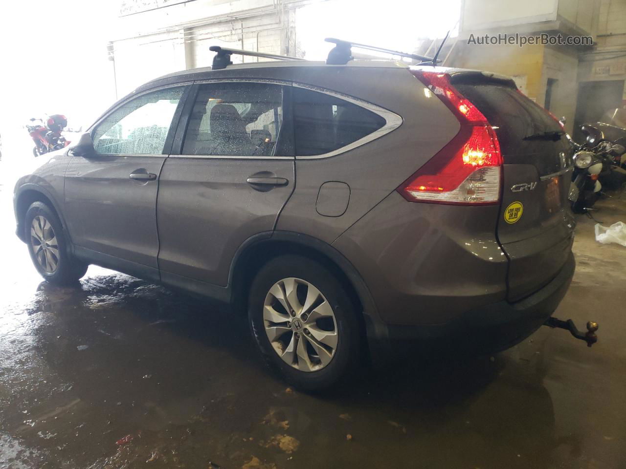 2013 Honda Cr-v Exl Gray vin: 5J6RM4H70DL022471