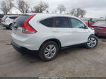 2013 Honda Cr-v Ex-l White vin: 5J6RM4H70DL049721