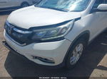 2015 Honda Cr-v Ex-l White vin: 5J6RM4H70FL025907