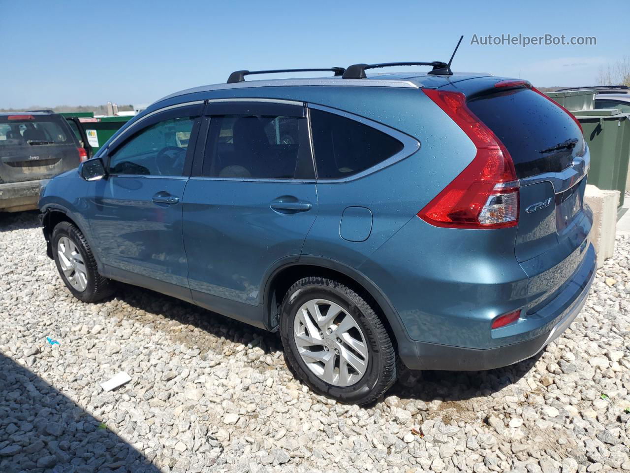 2016 Honda Cr-v Exl Бирюзовый vin: 5J6RM4H70GL008252