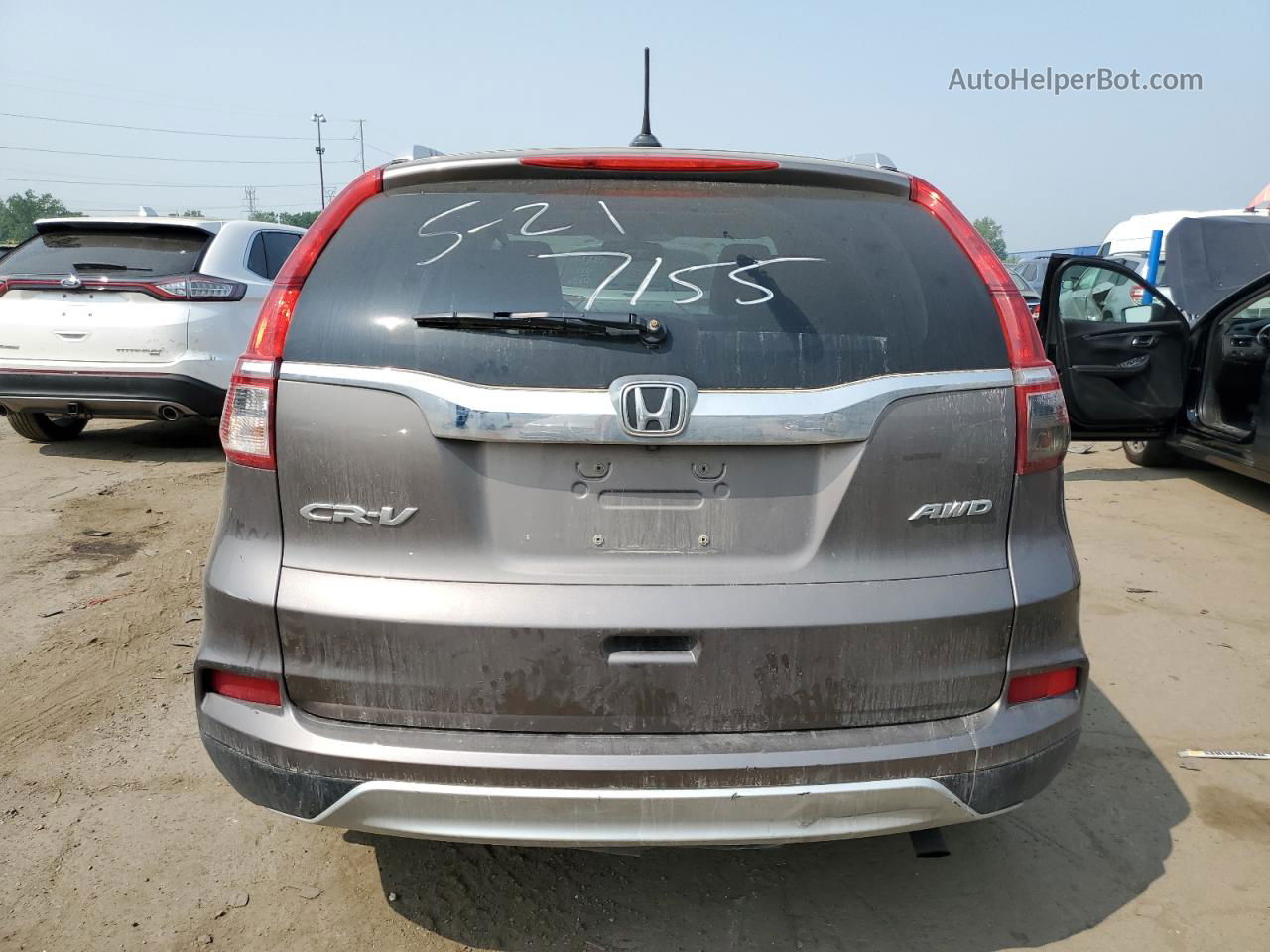 2016 Honda Cr-v Exl Tan vin: 5J6RM4H70GL067155