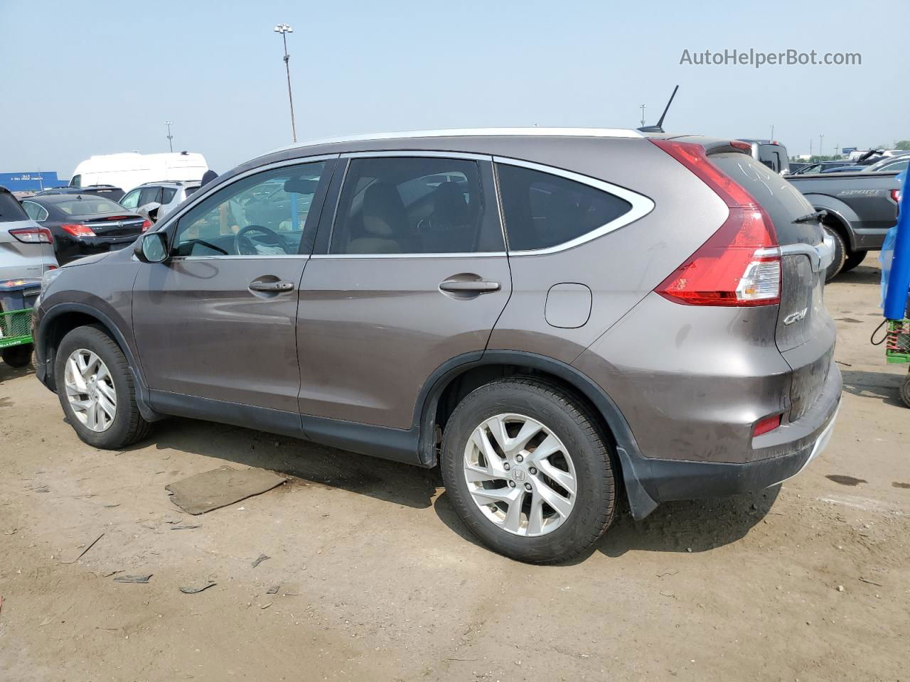 2016 Honda Cr-v Exl Tan vin: 5J6RM4H70GL067155