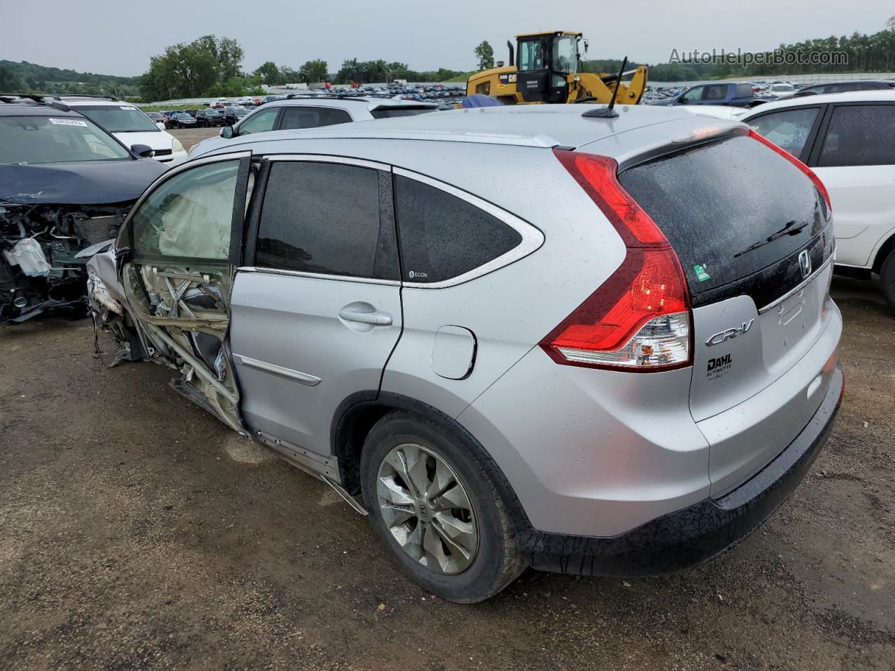 2012 Honda Cr-v Exl Silver vin: 5J6RM4H71CL005533