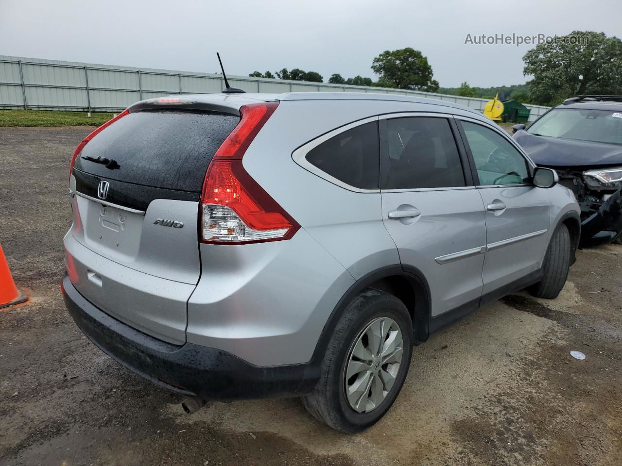 2012 Honda Cr-v Exl Silver vin: 5J6RM4H71CL005533