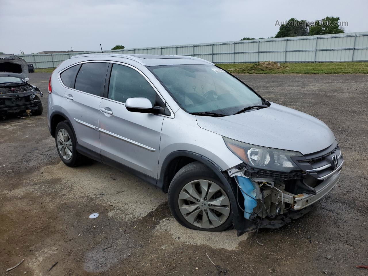 2012 Honda Cr-v Exl Silver vin: 5J6RM4H71CL005533