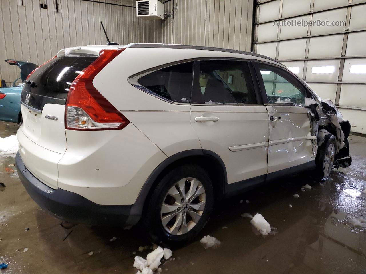 2012 Honda Cr-v Exl White vin: 5J6RM4H71CL013745