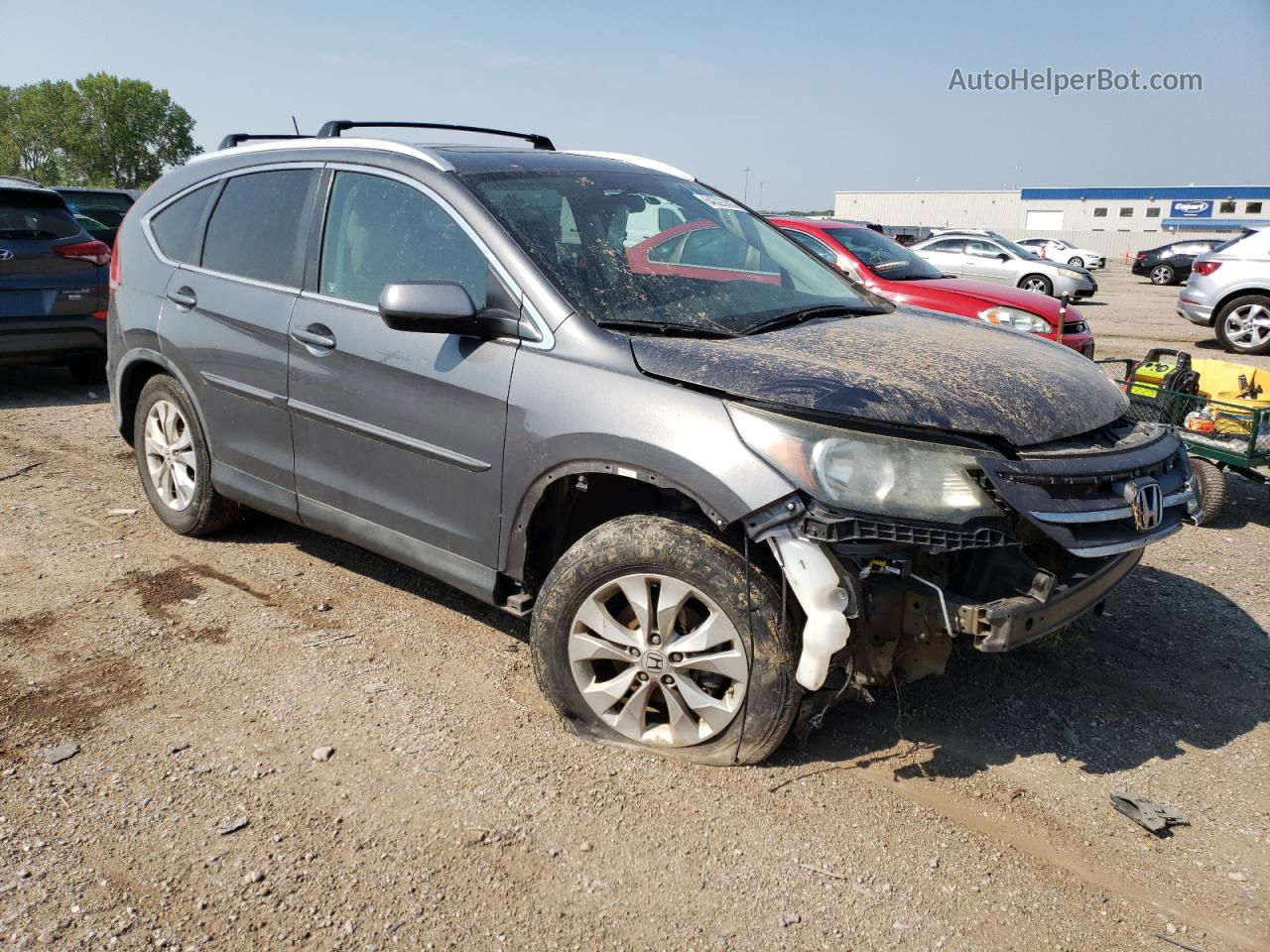 2012 Honda Cr-v Exl Blue vin: 5J6RM4H71CL029864