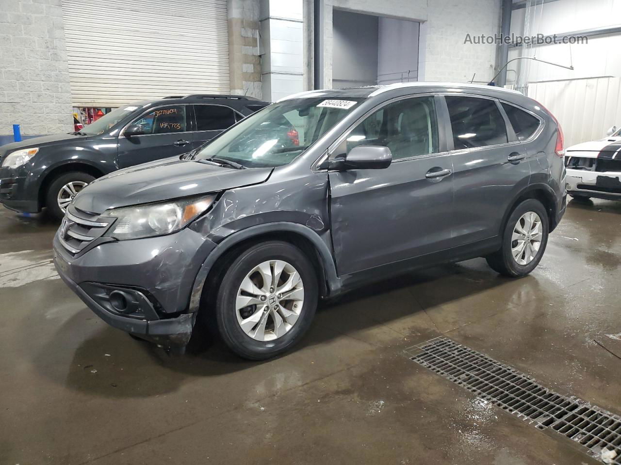 2012 Honda Cr-v Exl Gray vin: 5J6RM4H71CL041903