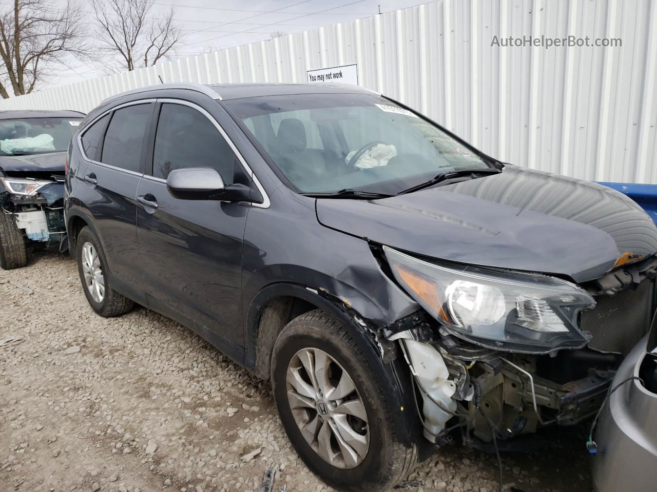 2012 Honda Cr-v Exl Серый vin: 5J6RM4H71CL069149