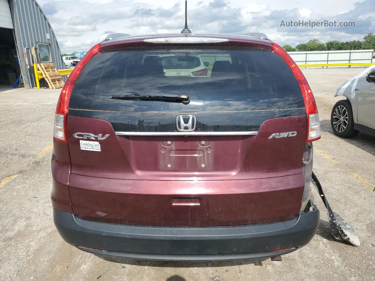 2013 Honda Cr-v Exl Темно-бордовый vin: 5J6RM4H71DL010197