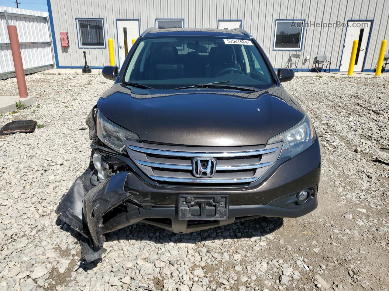 2013 Honda Cr-v Exl Коричневый vin: 5J6RM4H71DL072635