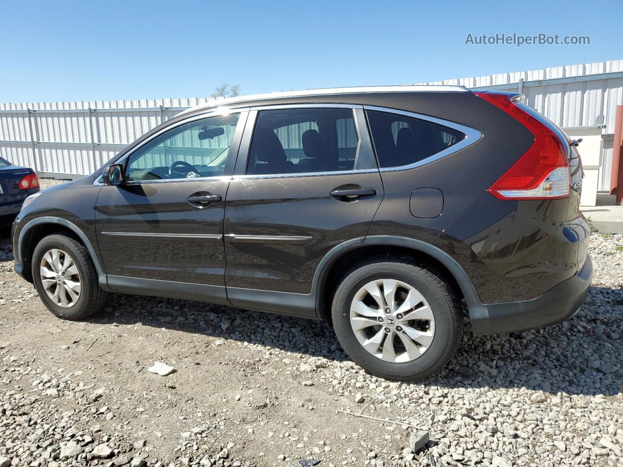 2013 Honda Cr-v Exl Brown vin: 5J6RM4H71DL072635