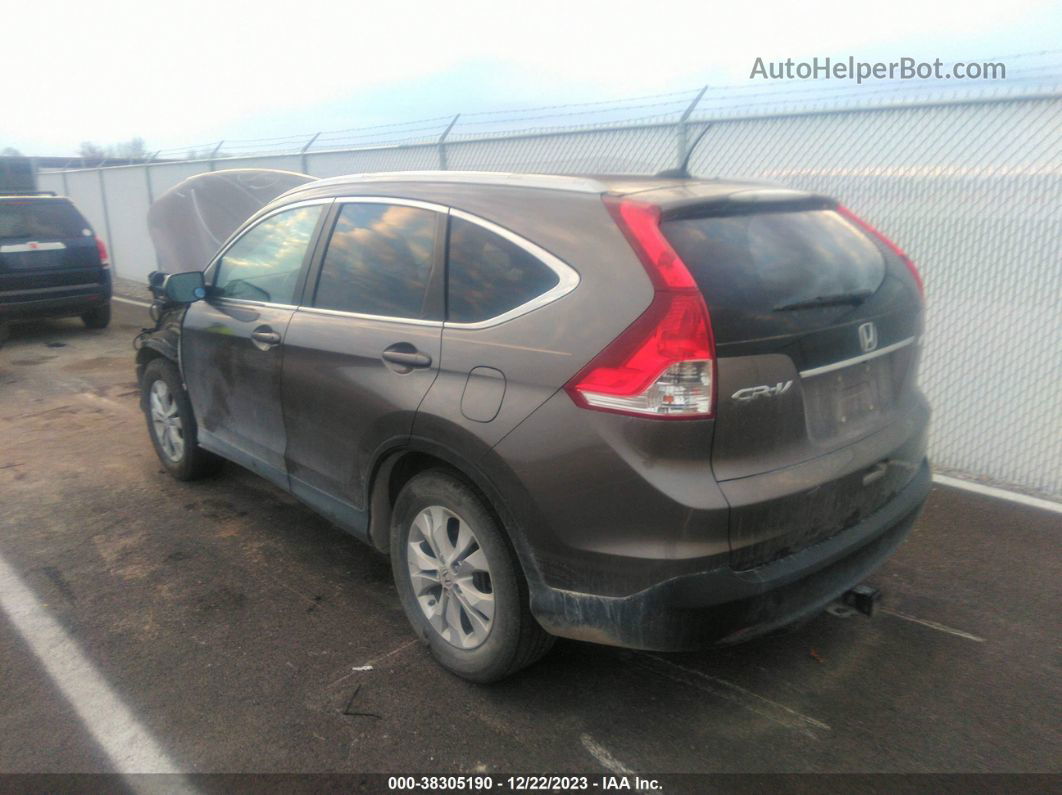 2013 Honda Cr-v Ex-l Pewter vin: 5J6RM4H71DL080850