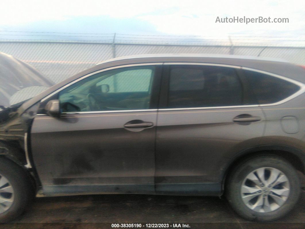 2013 Honda Cr-v Ex-l Pewter vin: 5J6RM4H71DL080850