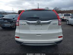 2015 Honda Cr-v Ex-l White vin: 5J6RM4H71FL109203