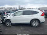 2015 Honda Cr-v Ex-l White vin: 5J6RM4H71FL109203