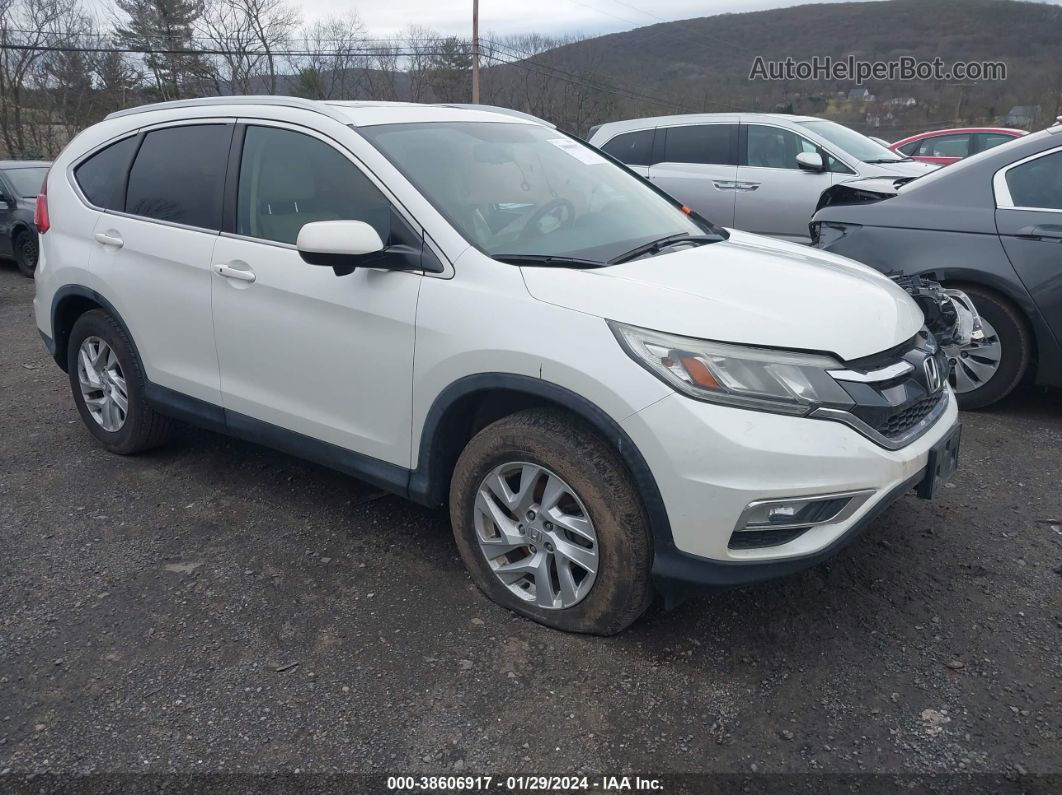 2015 Honda Cr-v Ex-l Белый vin: 5J6RM4H71FL109203